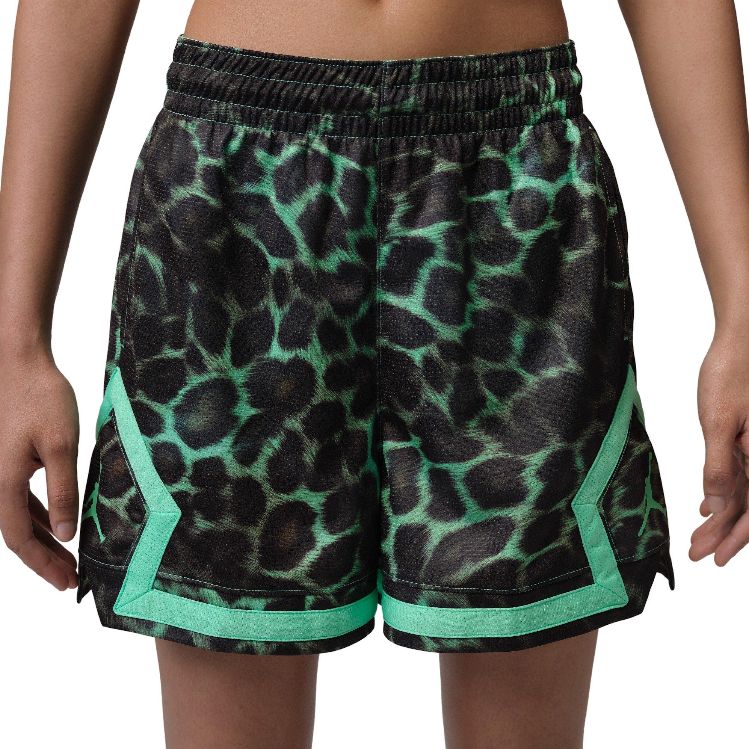 Jordan Women's Sport 4" Diamond Shorts - Green Glow - GREEN GLOW